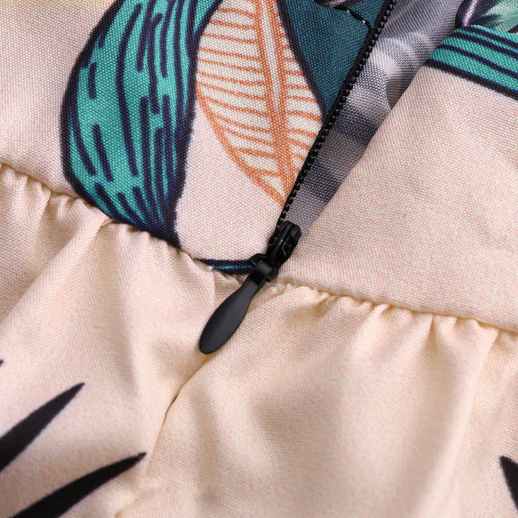 

Summer Bandage Dress Women Loose V Neck Floral Print Split Beach Sundress Casual Sexy Midi Elegant Dresses Vestidos Robe