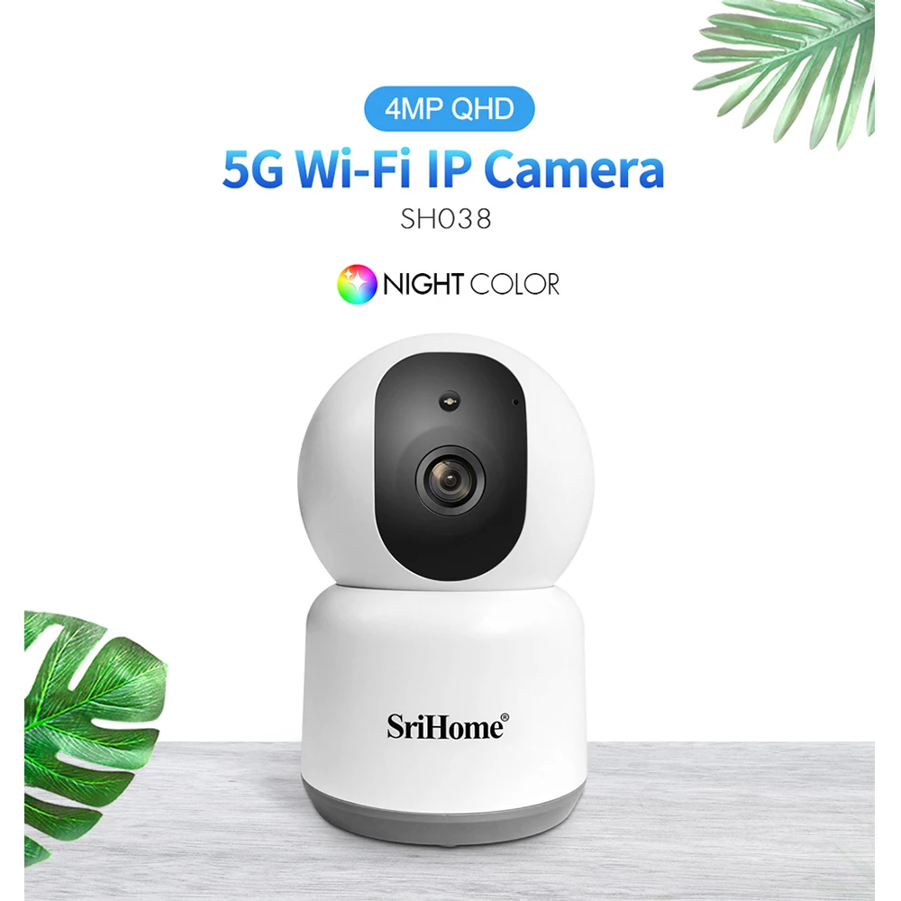 Sricam SH038 HD 4.0MP Wi Fi IP Камера 360 ° мобильного удаленного просмотра внутреннего