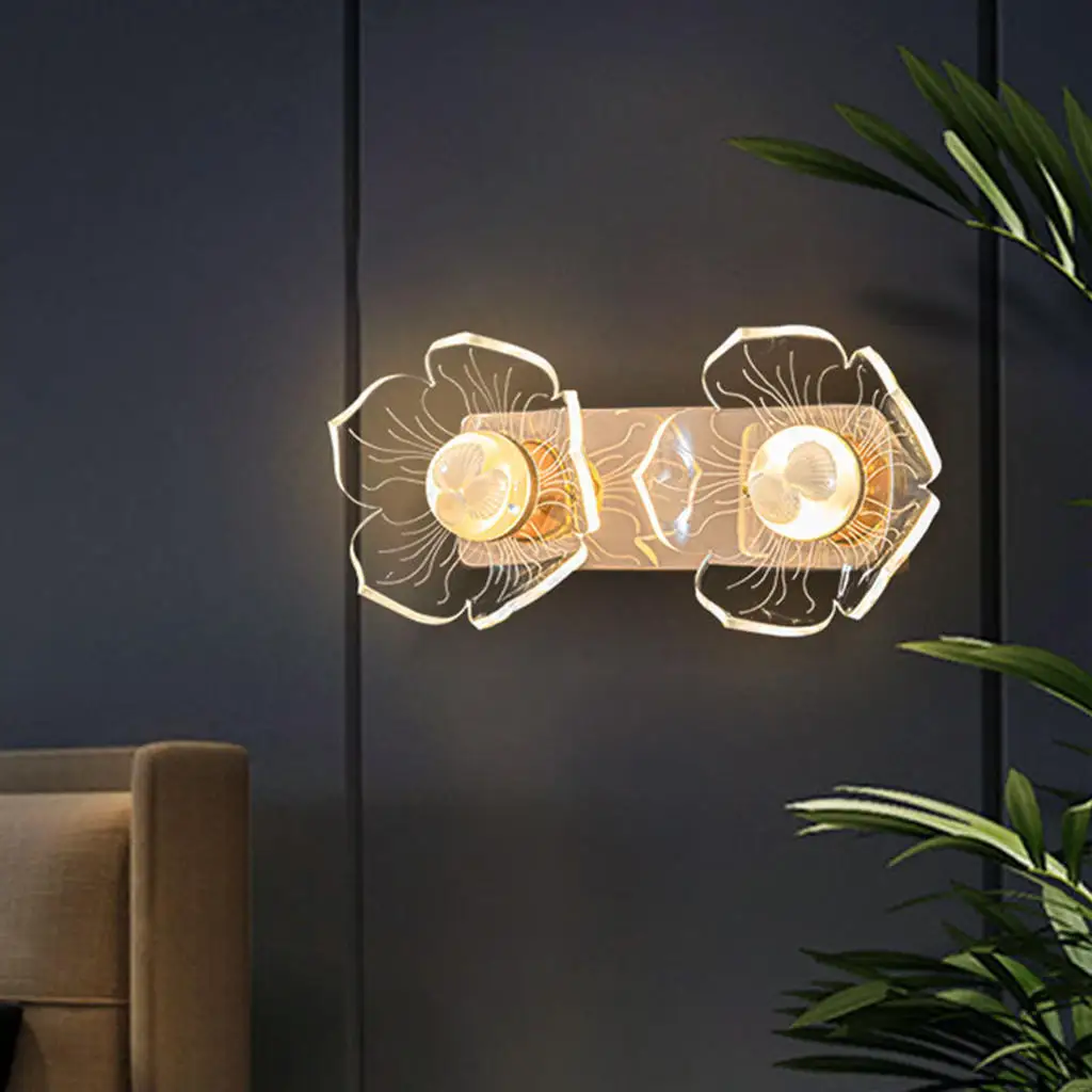 Простая светодиодная настенная лампа бра светильник с подключаемой ночной