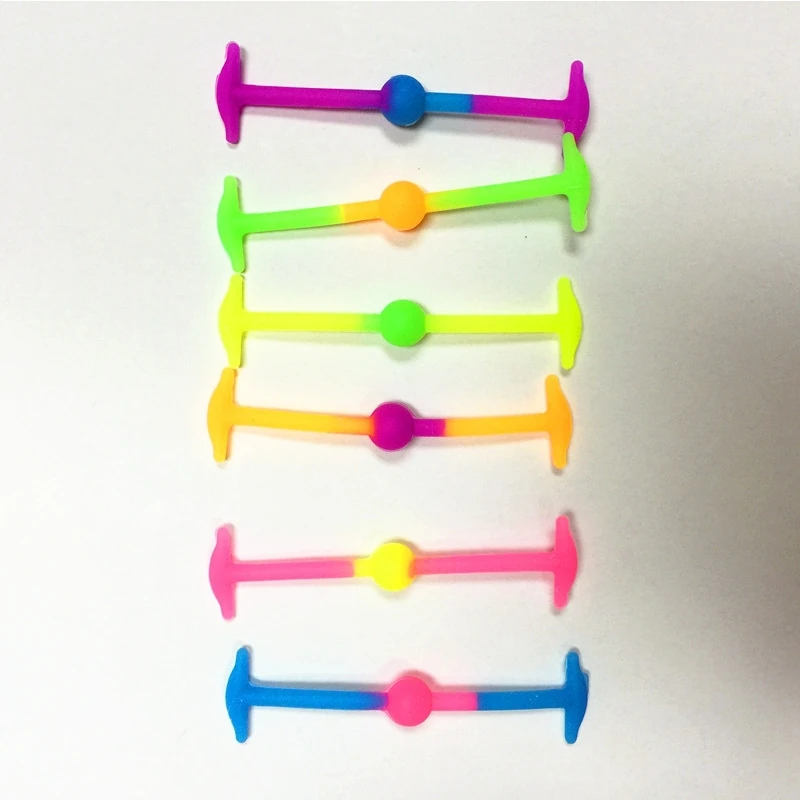 12 шт./партия шнурки для обуви унисекс эластичные без шнурков силиконовые все