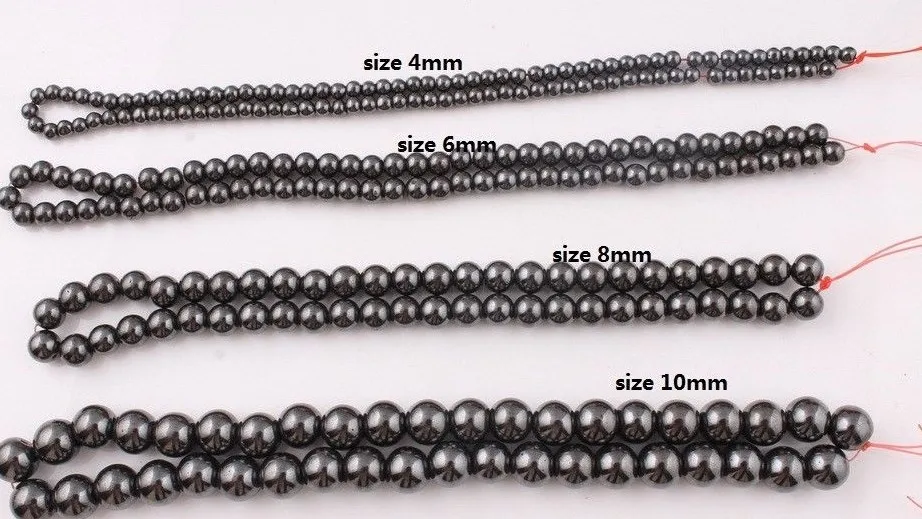 

4, 6, 8, 10 мм, натуральный камень, Черное золото, разноцветный шарик, гематит, хрустальные бусины, браслет, ожерелье, сделай сам, изготовление юв...