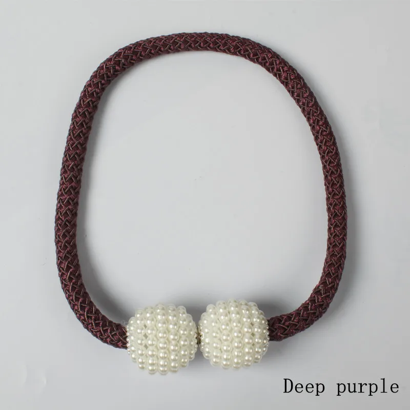 

Жемчужный магнитный зажим для штор