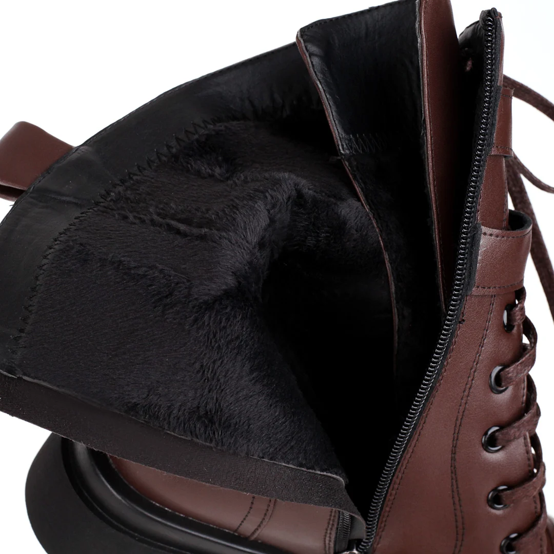 

women shoes 2021 Winter Flat punk platform Ankle boots for women big size 33-42