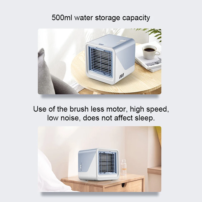 Хороший Здоровый USB кондиционер с водяным охлаждением маленький настольный