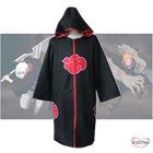 Женский костюм, плащ, костюмы для косплея Акацуки, аниме пальто, мантия, Дейдара, красная Брита, аниме, косплей