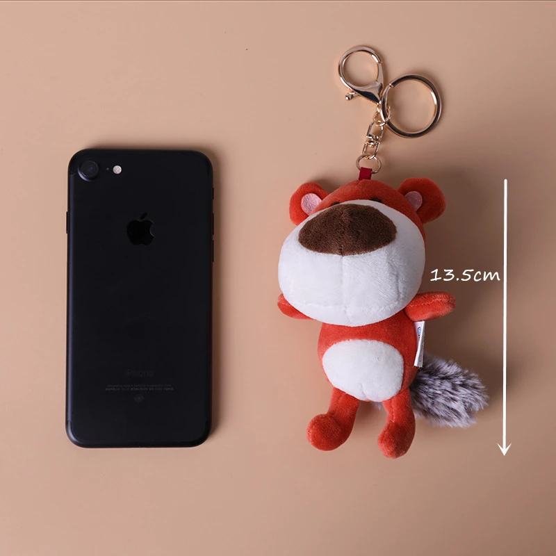 4 цвета милый плюшевый брелок в виде животного плюшевые игрушки мягкие куклы