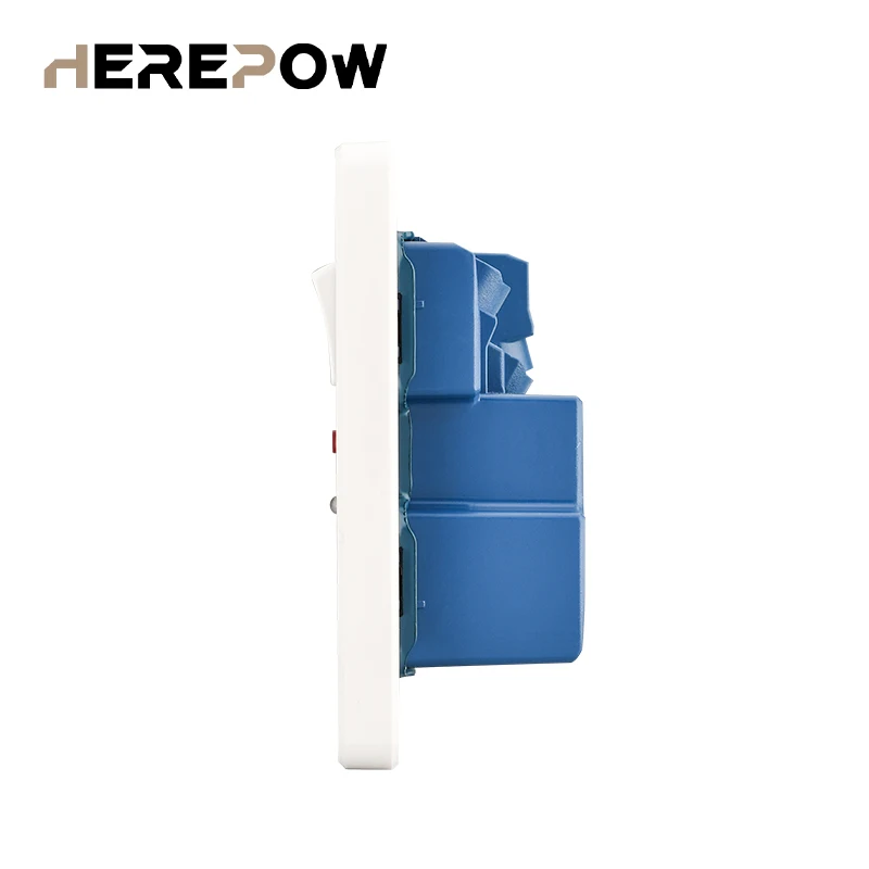 Herepow универсальная настенная розетка с двойным USB переключателем умный
