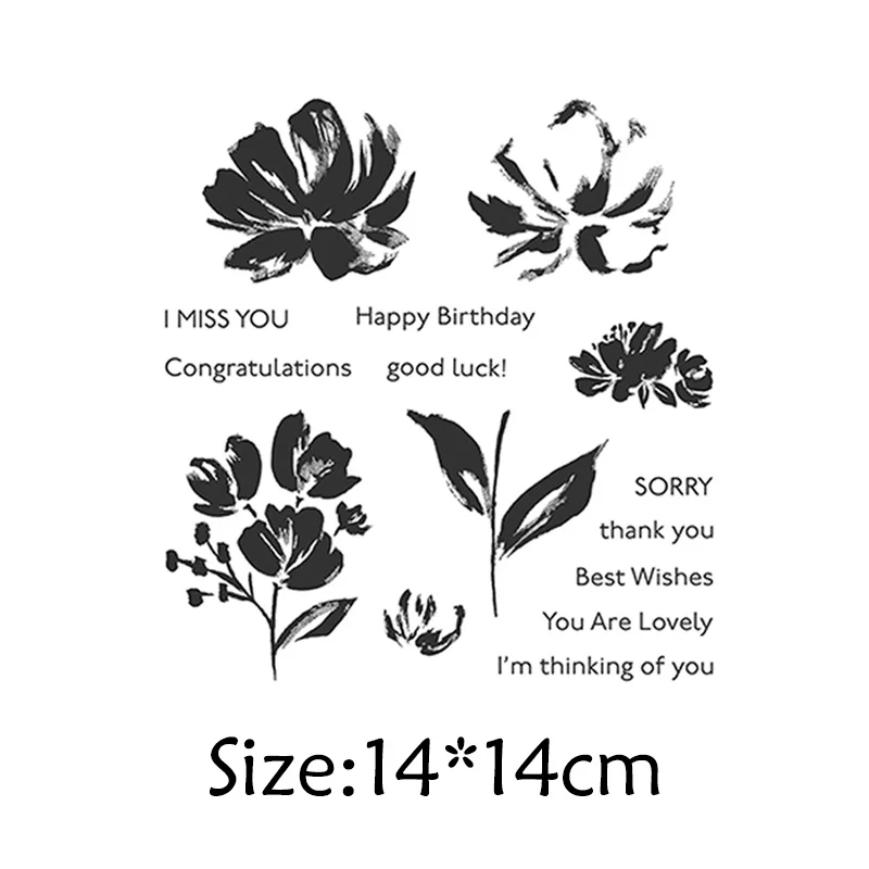 1PC Rubber Painting Tool Silicone Stamp Set Decoration Diary Album Fun DIY Craft School Supplies | Дом и сад