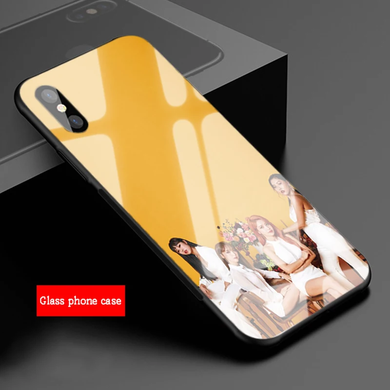 Чехол для телефона MAMAMOO из закаленного стекла iphone 12 11 Pro Max 5 6 7 8 X XS XR XSMax 12Pro |