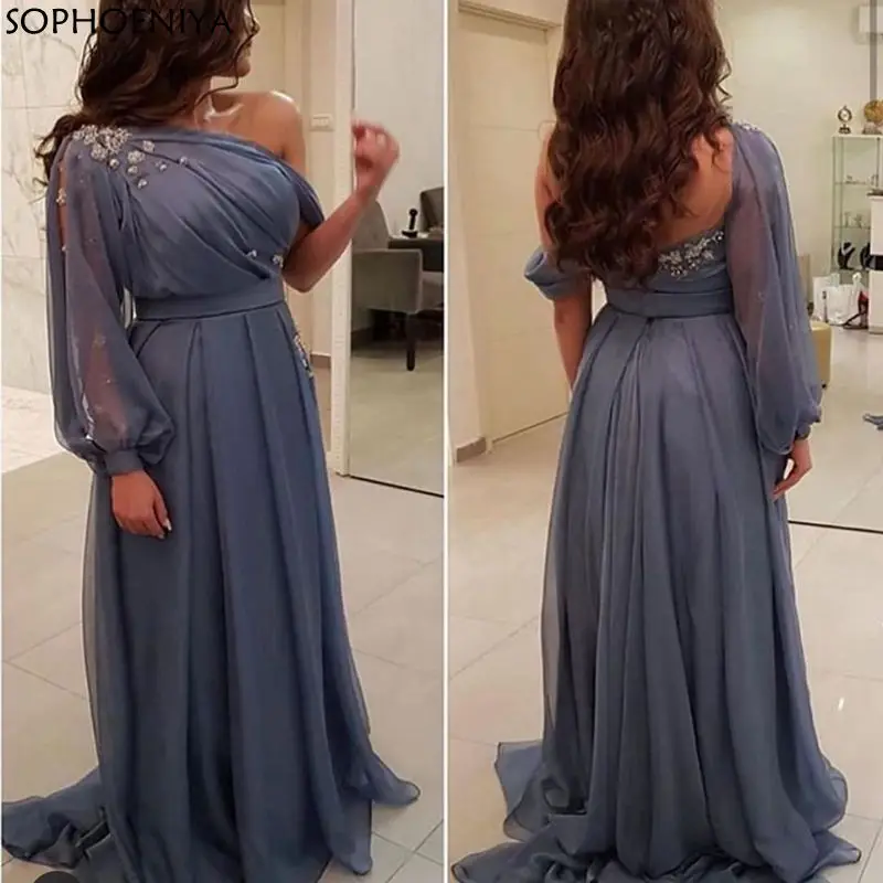 

New Arrival robe soiree evening dresses Evening gown caftan mariage Muslim Prom party dress 2021 vestido longo festa