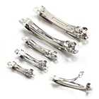 10 шт. Французская заколка, пружинные заколки для волос, автоматический зажим, пустая шпилька для волос с бантом, базовые аксессуары для волос, принадлежности