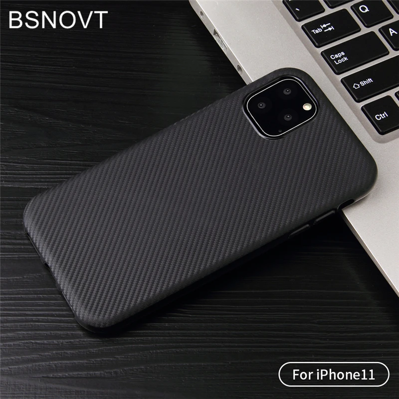 Black Для Apple iPhone 11 чехол XR XS Max мягкий силиконовый тонкий противоударный бампер чехол для iPhone 11 Pro Чехол для iPhone 11 Pro Max чехол - Цвет: Black