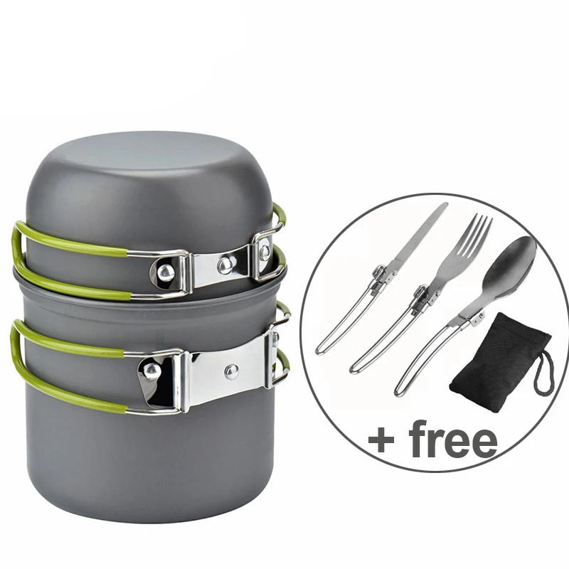 5 шт./компл. высокое качество походные столовые приборы посуда для походов