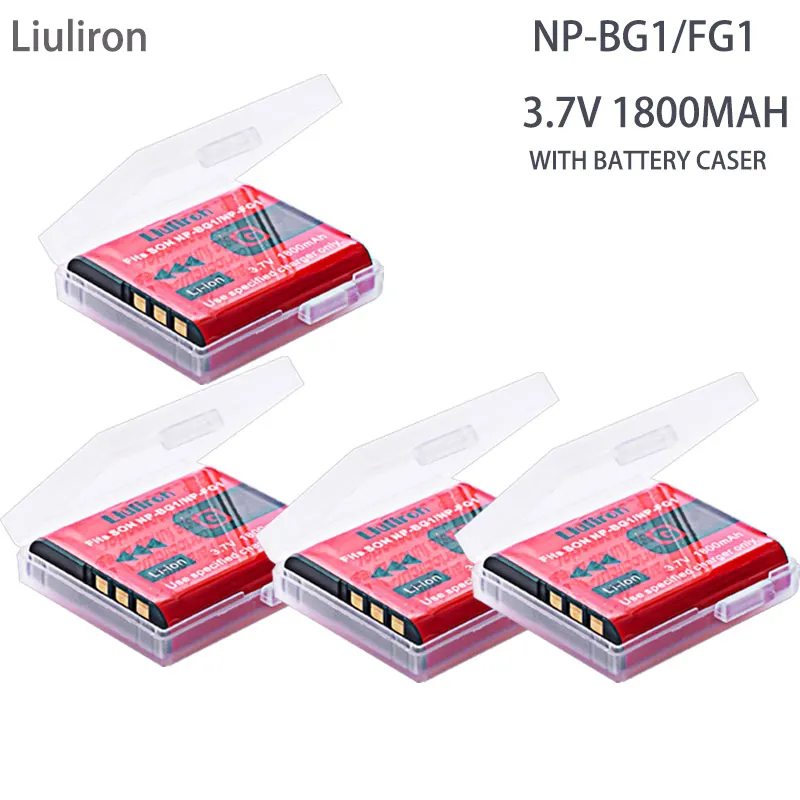 4battery NP-BG1/FG1 NP-BG1 NP BG1 FG1 Батарея запасная часть для цифровой камеры с фоновой подсветкой SONY Cyber-shot DSC-H3 DSC-H7 DSC-H9 DSC-H10 DSC-H20 DSC-H50 DSC-H55 DSC-H70 Камера - Цвет: 4battery