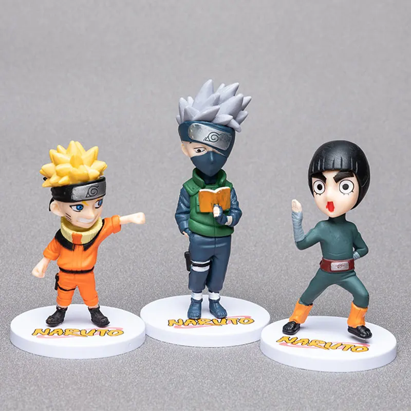Домашние маленькие украшения мультяшная фигурка Наруто Гаара ли Какаши Нинджи