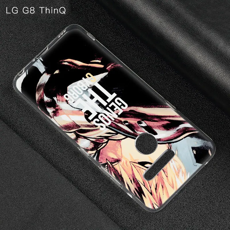Силиконовый чехол Genos one punch man для LG G5 G6 Mini G7 G8 G8S V20 V30 V40 V50 ThinQ Q6 Q7 Q8 Q9 Q60 W10 W30 Aristo 2 X Power 3