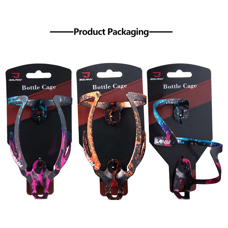 

Bolany Bicycle Water Bottle Cage Lightweight Drink Bottle Rack Colorful Kettle Holder Bracket Bicycle Mountain Road Supplies