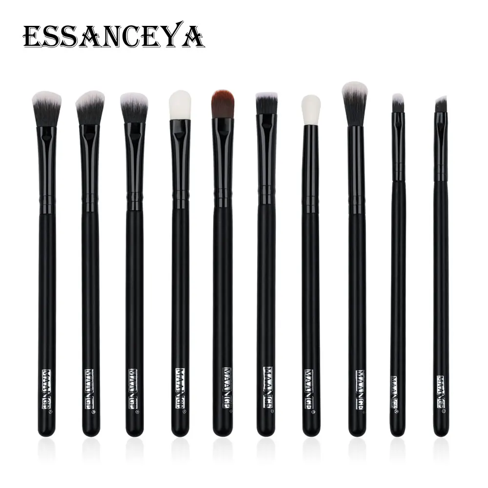 10pcs ESSANCEYA 10/27 шт. набор кистей для макияжа кисть для растушевки теней Кисть для макияжа Инструменты Кисти для макияжа, мягкие синтетические волосы для Красота макияж - Handle Color: 10pcs