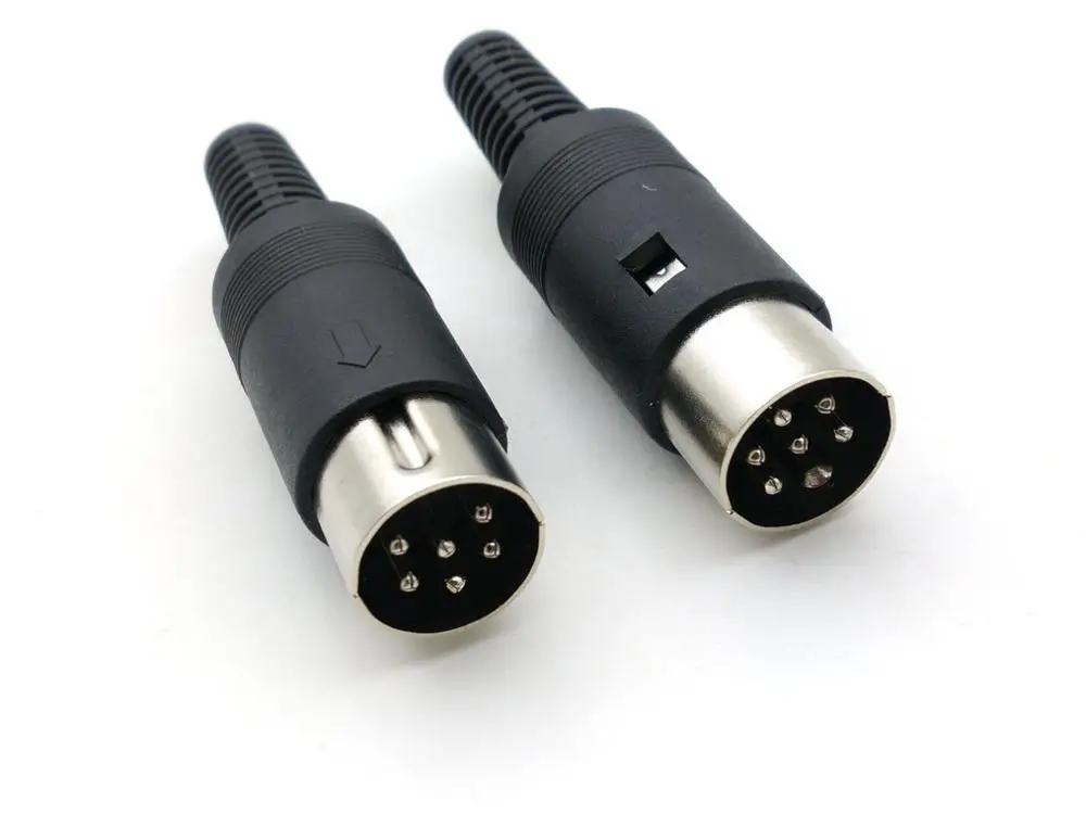 50 шт. разъемов DIN 6 контактов с пластиковой ручкой | Обустройство дома