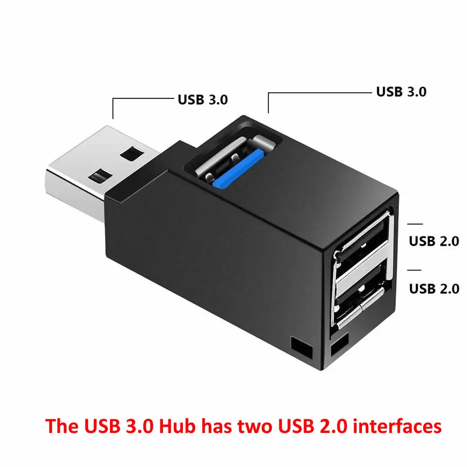 Разветвитель OUTMIX Mini с 3 портами USB 0 высокоскоростной разветвитель для передачи