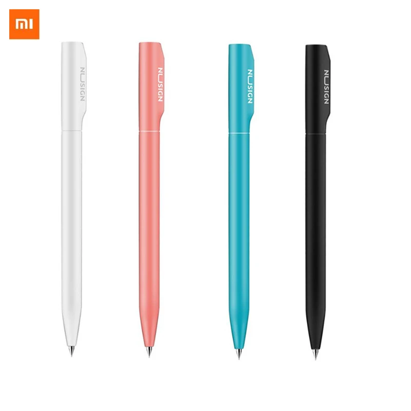Новая нейтральная ручка Xiaomi Nusign с черной ручкой 0 5 мм сердечник для заправки
