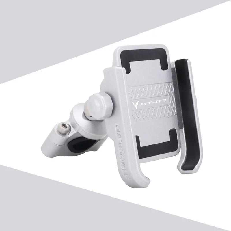 

For Yamaha MT-07 MT07 MT 07 2014-2019 2018 2017 Motorcycle CNC Aluminum Alloy Handle Bar Mobile Phone Bracket GPS Stand Holder