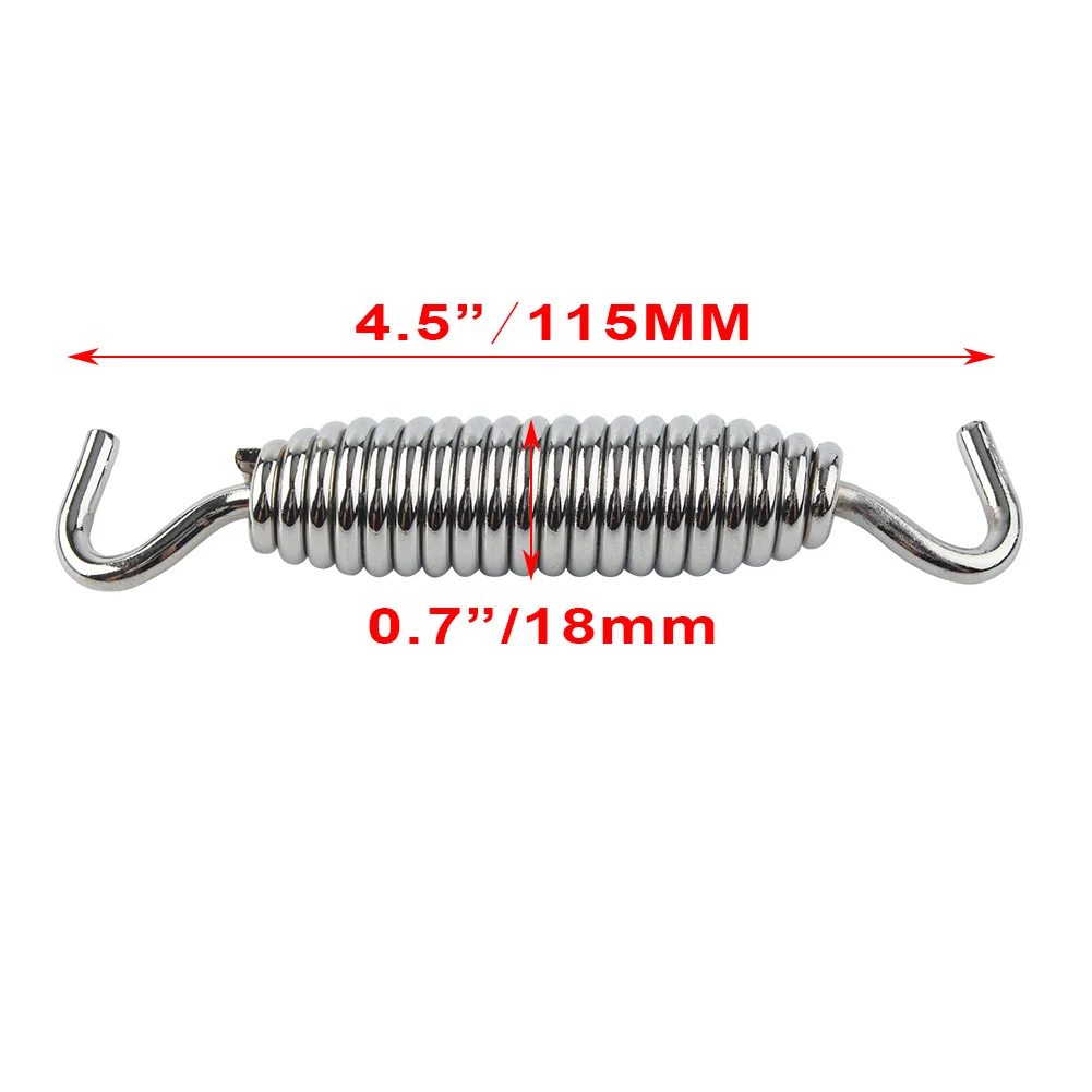 Хромированная Подставка 4 5 дюйма 11 см подставка с пружиной для Harley Davidson Touring Softail