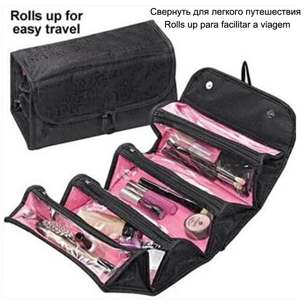 

Necesser Beautician Travel Vanity Necessaries Women Beauty Toiletry Kit Make Up Makeup Cosmetic Bag Organizer Case Pouch Purse