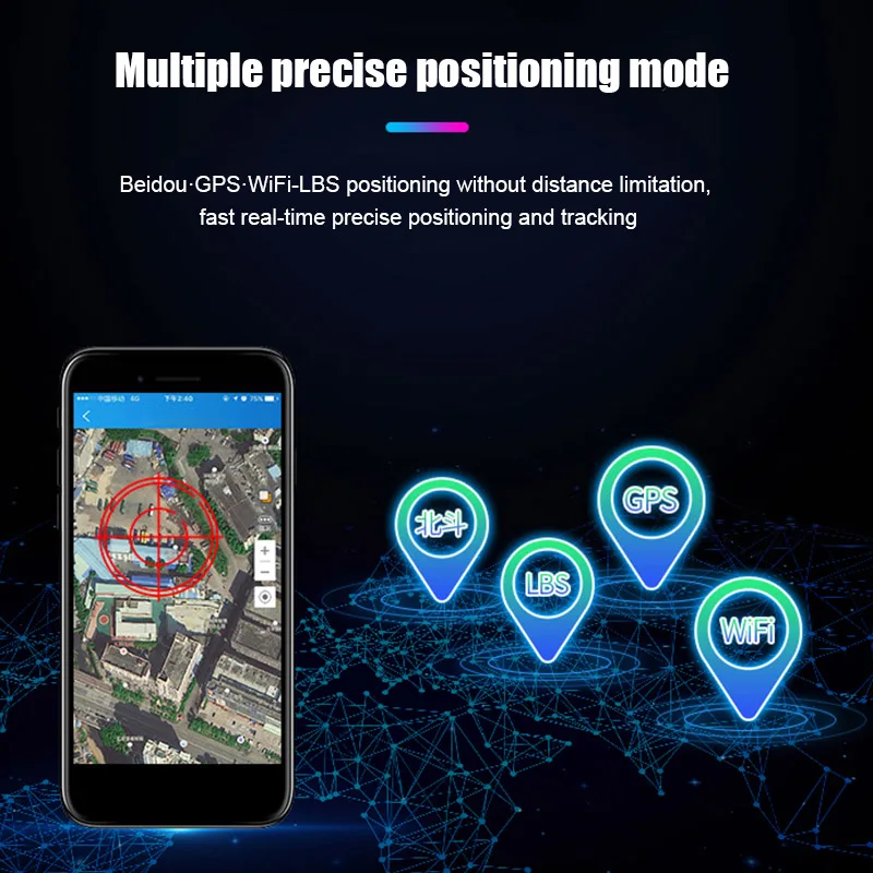 Мини gps трекер приложение управление противоугонное устройство локатор Магнитный диктофон для автомобиля/человека местоположения
