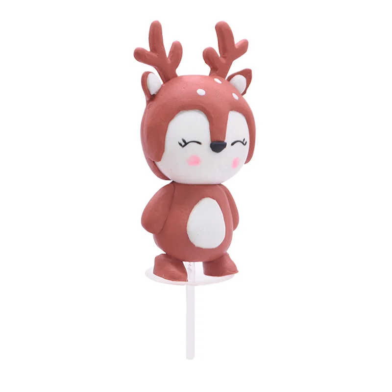 Тематический торт в лесу джунглей с животными Topper Lion Panda товары для вечеринки