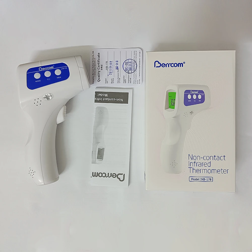 

Berrcom JXB-178 Global Non-contact Infrared Thermography Household Precision Baby Medical Electronic Accurate Measurement