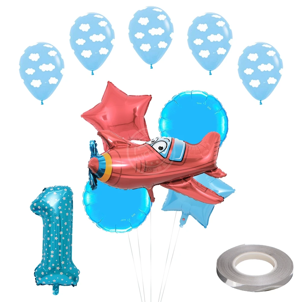 blue 1 12 шт./лот, воздушные шары с гелием из фольги, 30 дюймов, красные вечерние надувные шары с цифрами, праздничные украшения для детских игрушек, Звездные шары - Цвет: blue 1