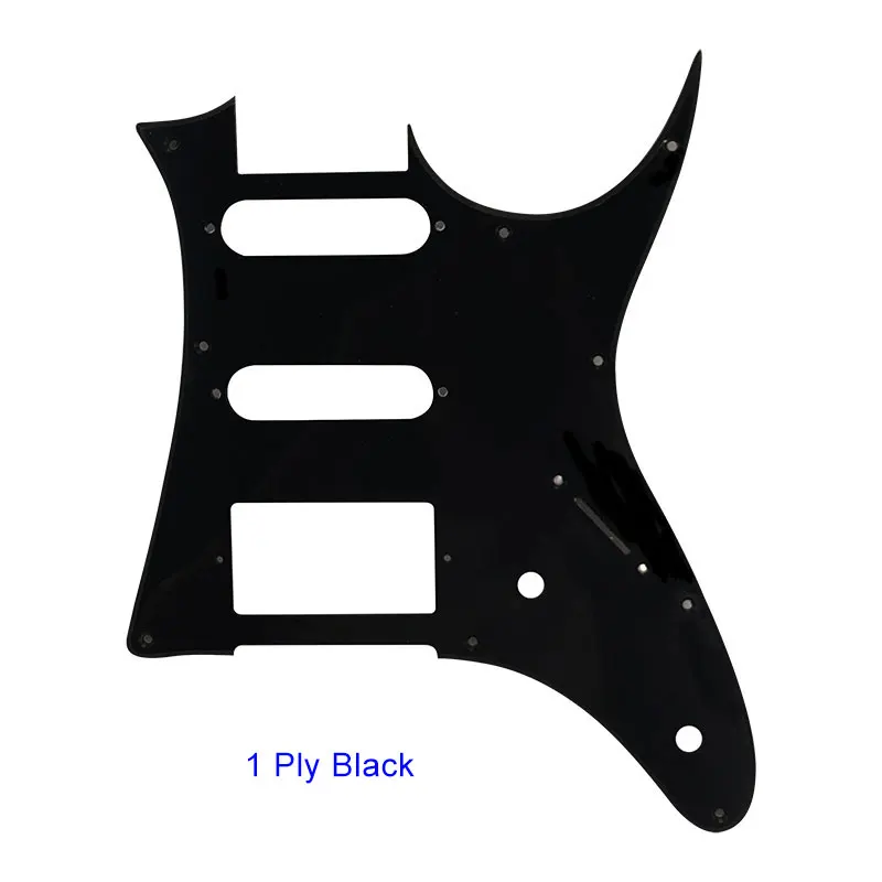 1Ply Black Pleroo пользовательские гитарные части-для MIJ Ibanez GRX40 гитары накладки хамбакера пикап царапины пластины - Цвет: 1Ply Black