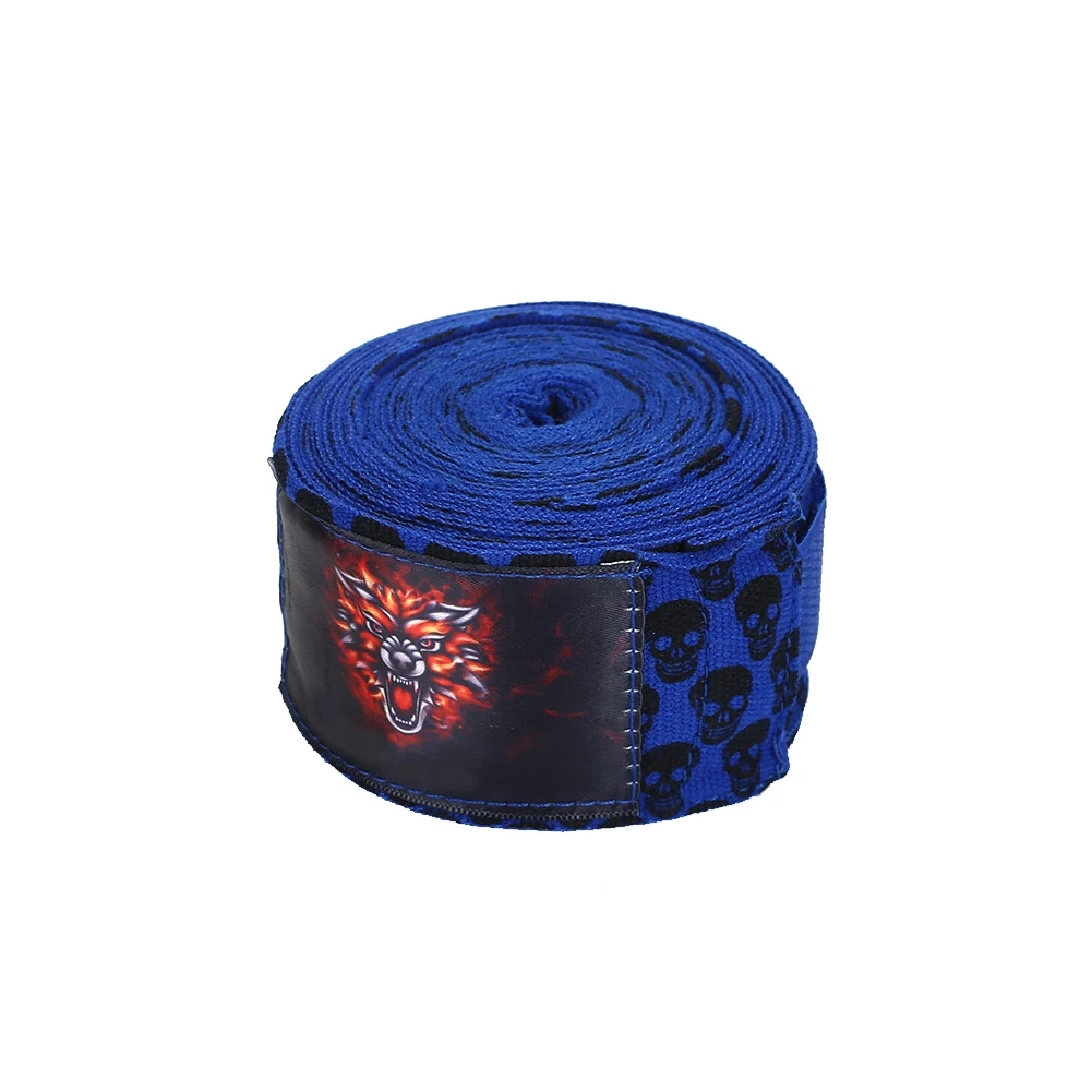 Blue Боксерский бандаж, браслет, боксерские ремни, 300 см, уличные, Санда, тренировочные ремни, хлопок, бойцовское движение, защита для спорта - Цвет: Blue
