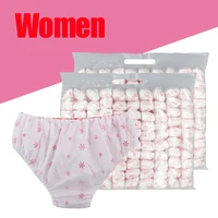 100pcs wholesale non woven womens underwear disposable individual packaging disposable travel diapers sauna club underwear