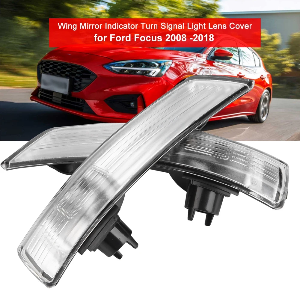 

Clear Side Mirror Turn Signal Lens Left Right Hand Automotive External Accessories Signal Light Lamp for Ford Focus 2008-2018