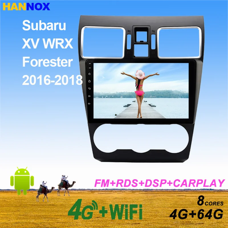 Автомобильный мультимедийный плеер 9 дюймов 2.5D QLED Android 11 радио GPS для Subaru WRX Forester