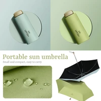 portable windproof umbrella folding lightweight sun umbrella anti uvshelter from the rain umbrella two usages outdoor rain gear