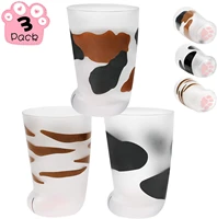 cute glass cup cat feet cups cat paw shot glass novelty cat claw glass cups funny coffee mugs household cups cat paw for milk