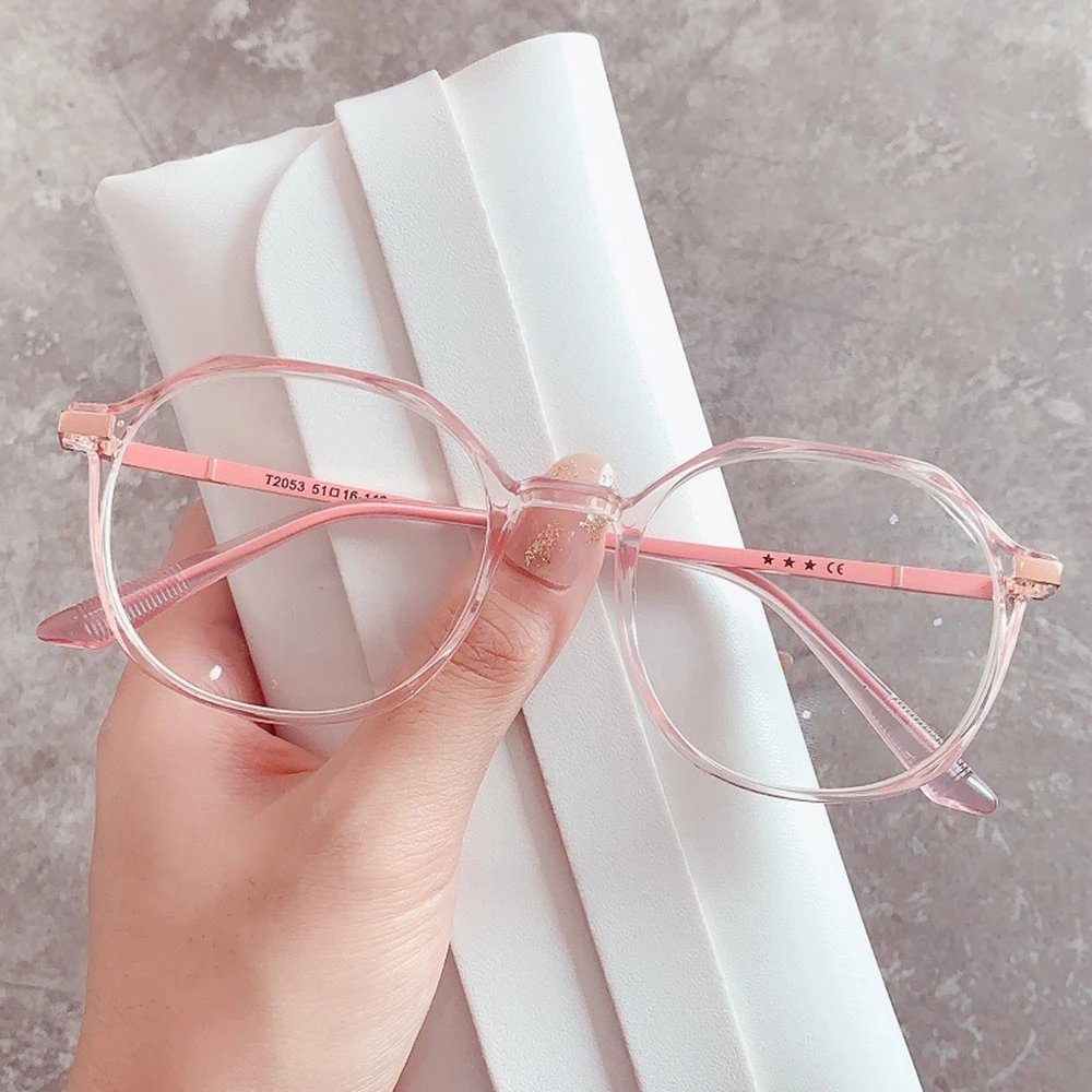

Fashion Anti Blue Light Blocking Eyewear Women Luxury Brand Design Acetate Optical Frame Computer Glasses Female