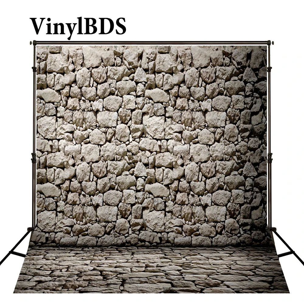 VinylBDS фоны для фотосъемки новорожденных детей камень стена фон стек пол