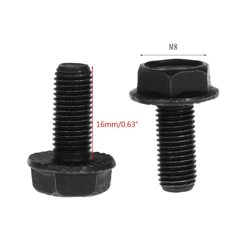 

2pcs Bicycle Bottom Bracket Screw Crank M8x18mm Cycling Bike Parts Accessories