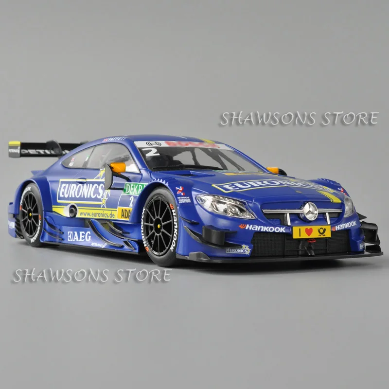 

1:18 Scale Diecast Metal Racing Car Model Toy AMG C 63 C63 DTM Miniature Replica Collectible