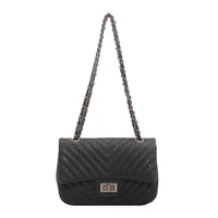 2022 small chain shoulder bag ball grain leather flap crossbody bag ladies luxury designer brand long belt mobile phone handbags