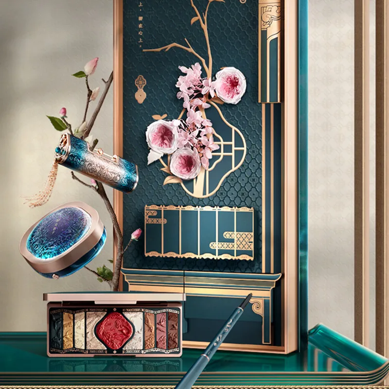 

Cy Moyu Lovesickness Flower Blooming Concentric Gift Box Lover Gift Makeup Set