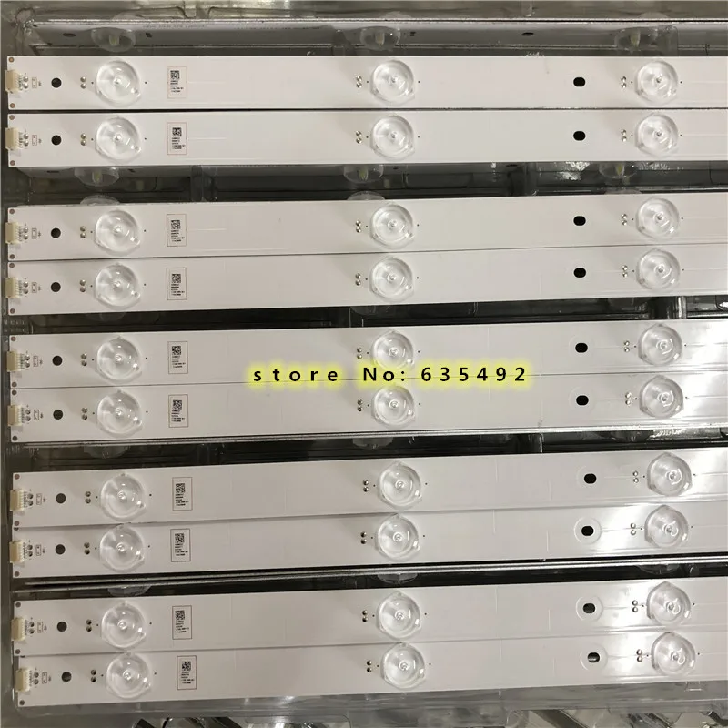 1 комплект = 10 шт. светодиодный ных лент для Светодиодный 55K320U LED 55K560U 55EC620UA strip svh550af2
