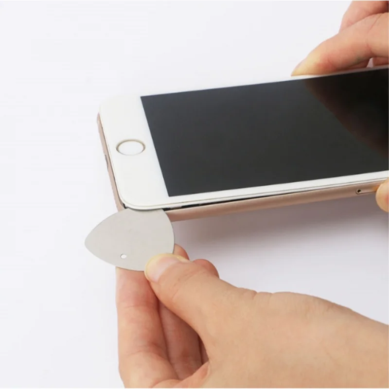 

TTOP-12 Stainless Steel Pry Opener Metal Guitar Picks Opening Repair for iPhone Samsung Mobile Phone LCD Screen Opening Repair