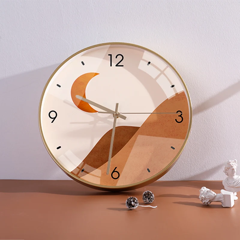

Fashion Nordic Wall Clock Modern Design Art Silent Minimalist Wall Clock The Living Room Reloj De Pared Home Decor BC50BGZ