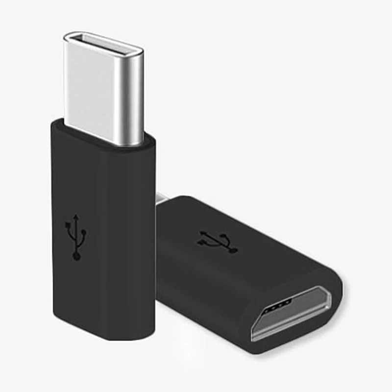 009 BLACK Мини OTG type C к Micro USB адаптер для type-C Jack оборудование конвертер Поддержка зарядный передающий данные Универсальный сплиттер - Цвет: 009 BLACK