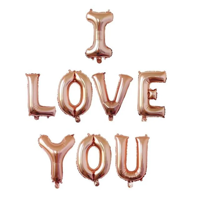 Rose Gold BRIDE TO BE Letter Foil Balloons Wedding Decorations Baby Shower Valentine's Day Bride Helium Balloon Decor Supplies | Дом и сад